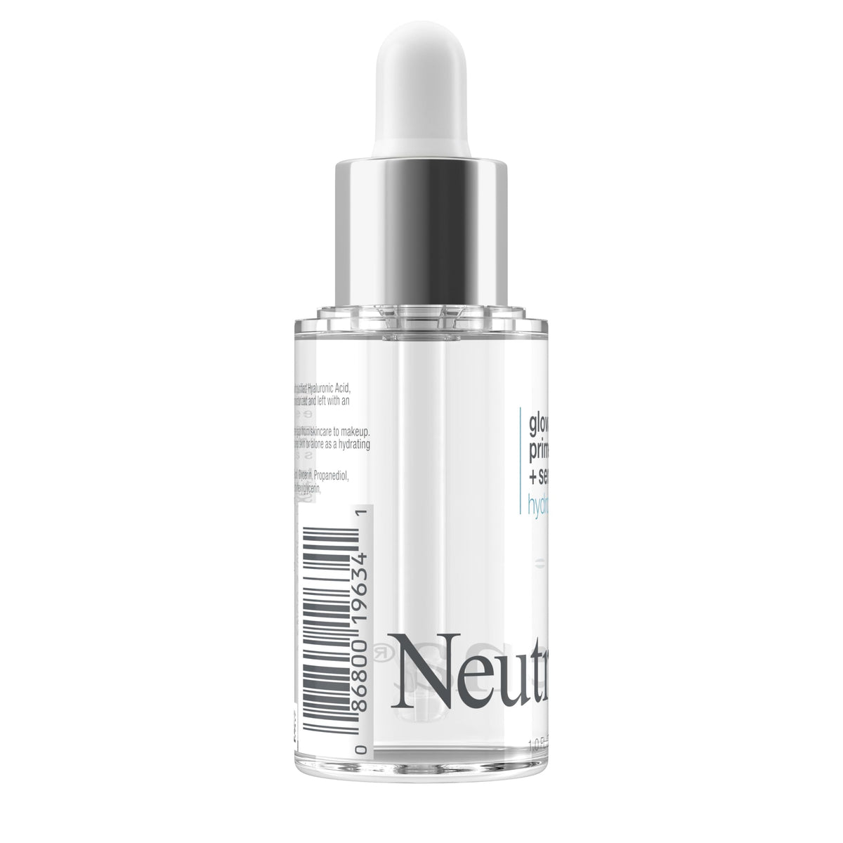 Neutrogena product spread on hand illustrating hydration and dewy skin benefit