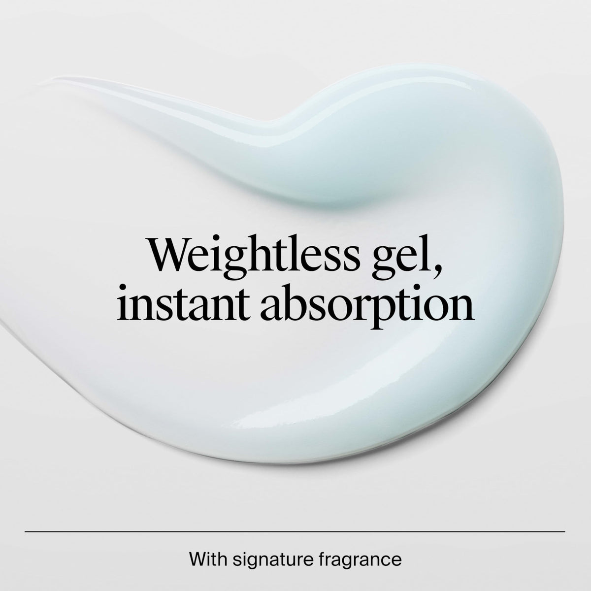 Neutrogena application on hand showing smooth spreadability and instant refresh