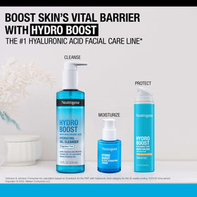 Neutrogena applying serum to hand to show smooth, non-greasy finish and feel