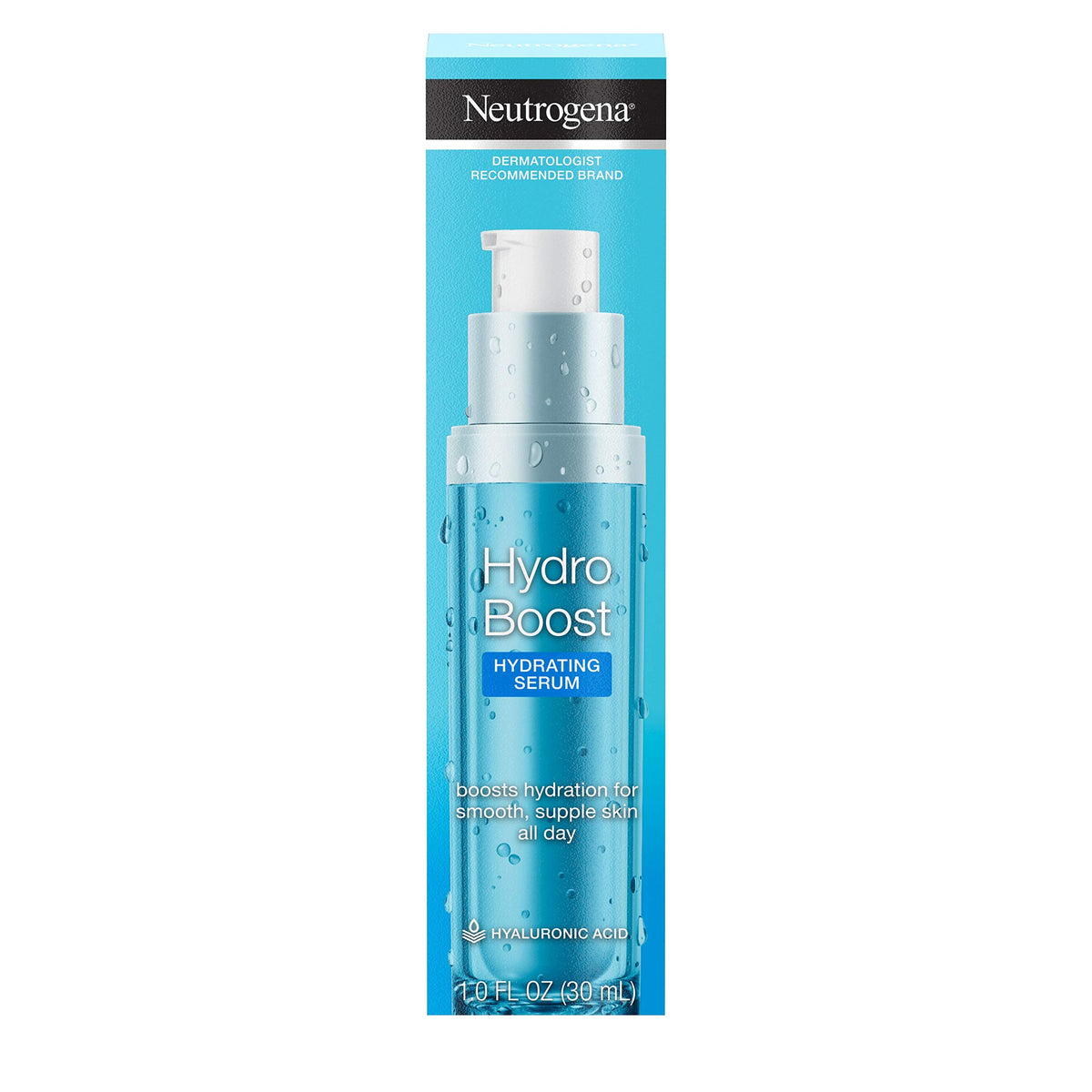 Neutrogena bathroom shelf with serum to show daily routine compatibility