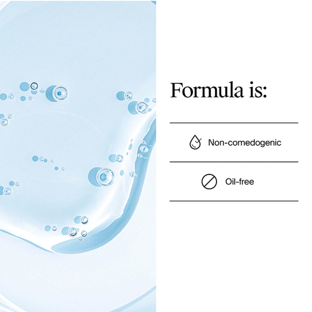 Neutrogena bottle with moisture droplets highlighting hydration boost
