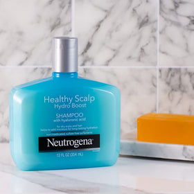 Neutrogena results on color-treated hair showing shine and lightweight hydration