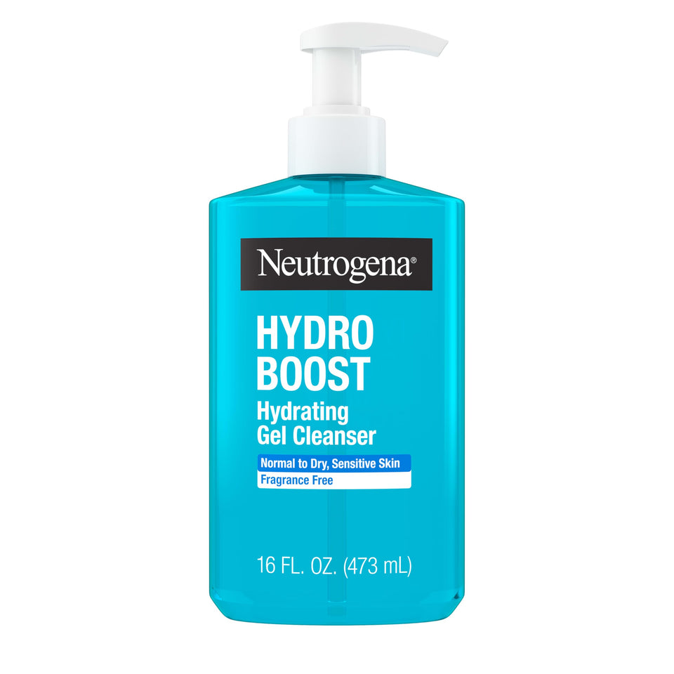 Neutrogena front packaging showing hydrating face wash benefits