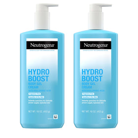 Neutrogena Hydro Boost front packaging showing clean, clinical moisturizer benefits
