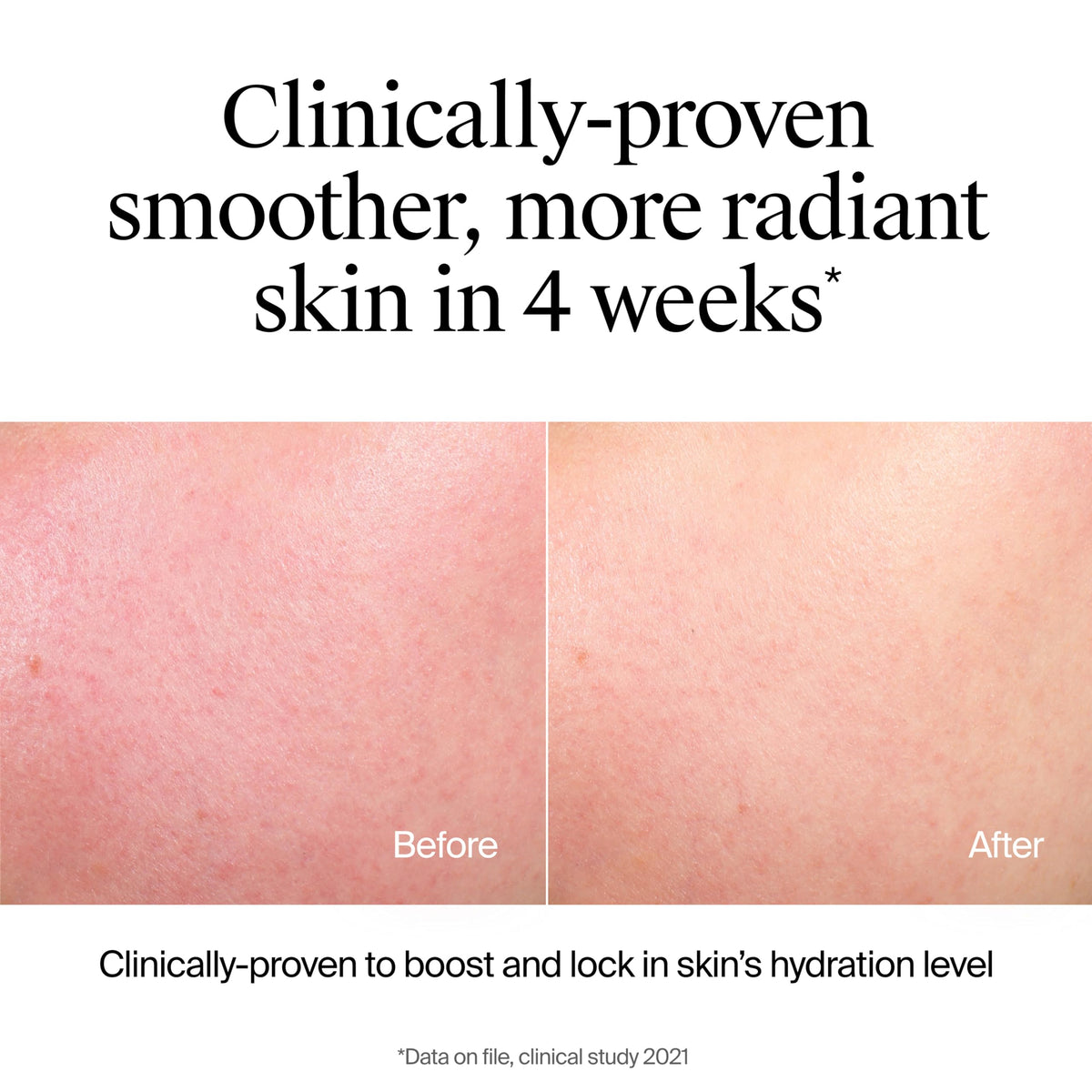 Neutrogena hyaluronic acid ingredient visual highlighting hydration