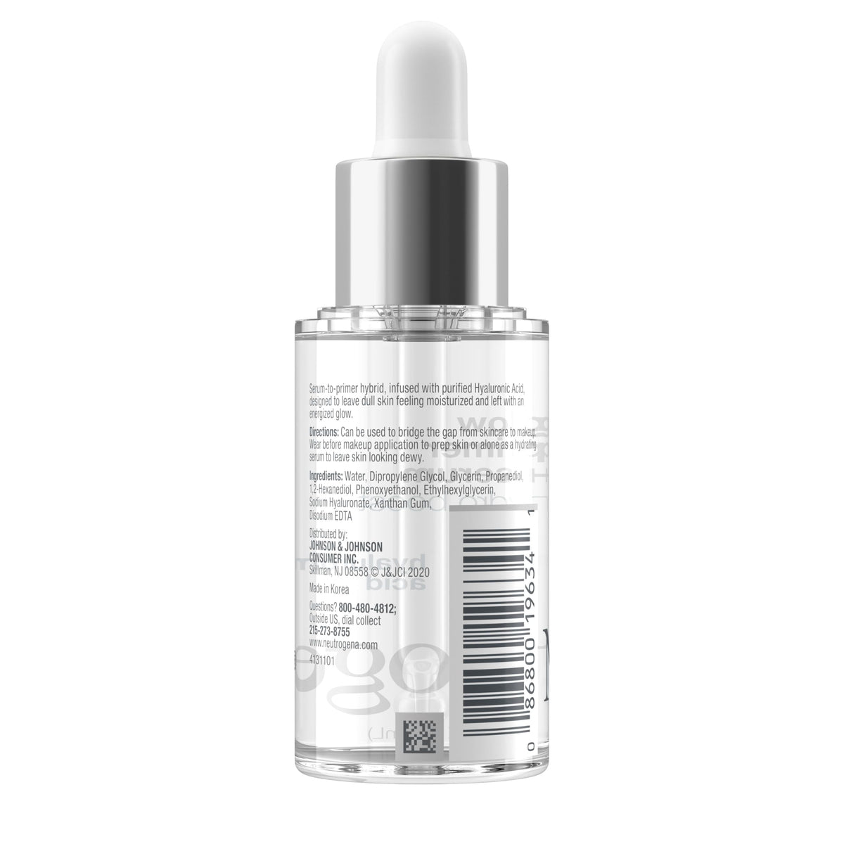 Neutrogena bottle on vanity in natural light conveying daily routine glowing benefit
