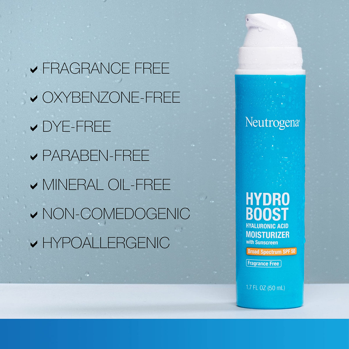 Neutrogena product beside coin for size comparison and portability benefit