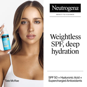 Neutrogena cream texture swirl highlighting light, non-greasy finish