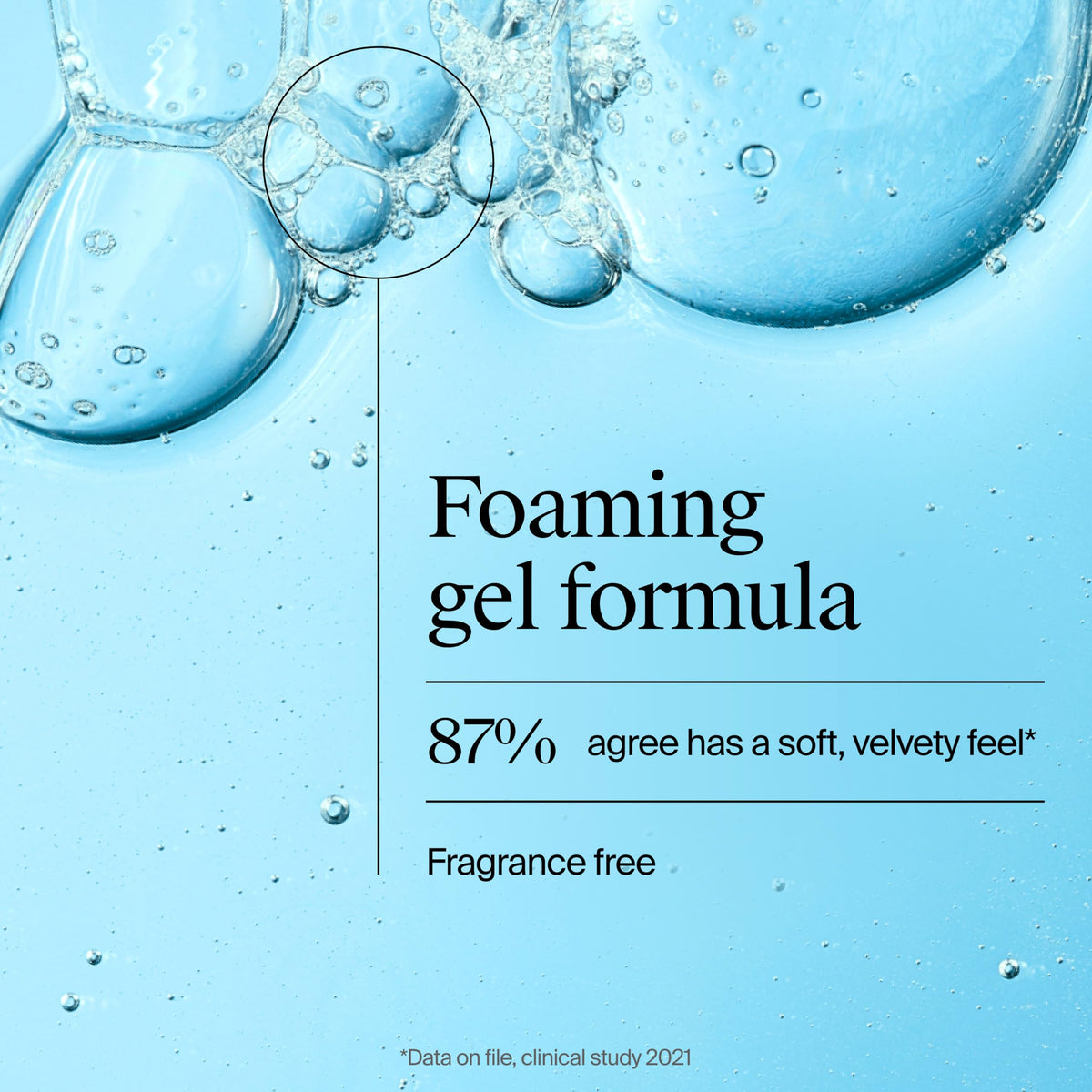 Neutrogena in-use rinsing scene showing gentle cleansing action