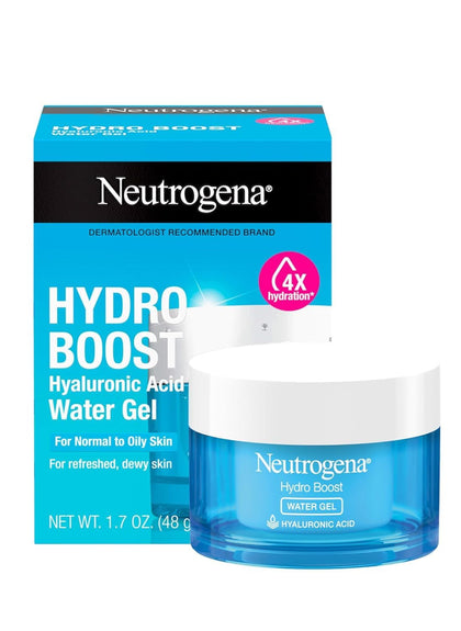 Neutrogena front jar showing gel moisturizer texture and lightweight hydration