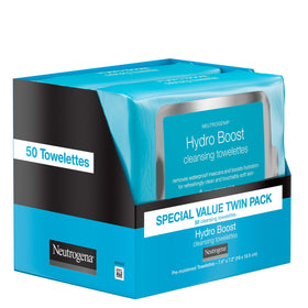 Neutrogena Hydro Boost close-up of lotion texture on cloth showing hydrating formula with hyaluronic acid