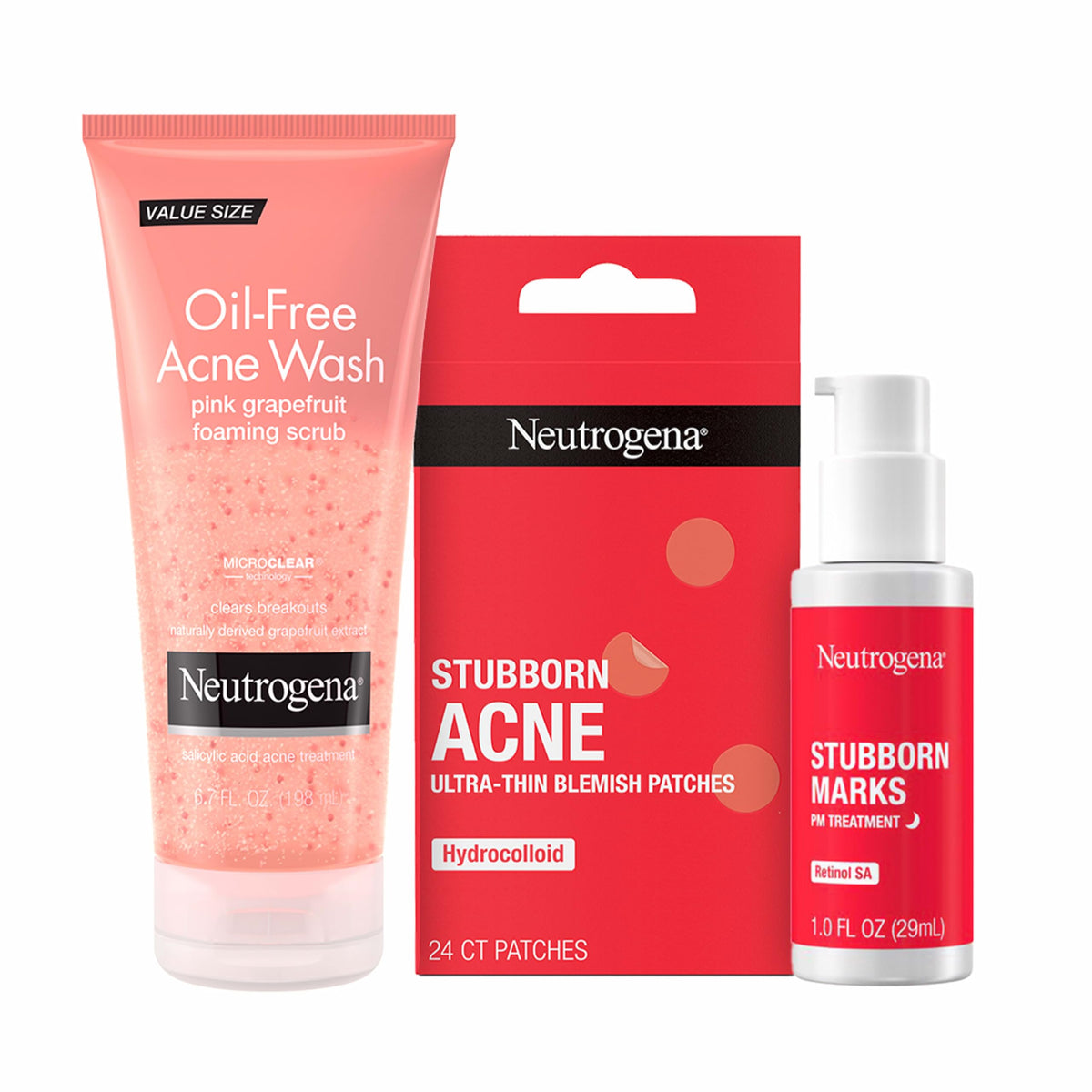 Neutrogena in-bathroom lifestyle shot showing daily routine benefit