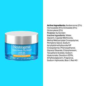 Neutrogena visual focusing on hyaluronic acid ingredient to emphasize moisture retention