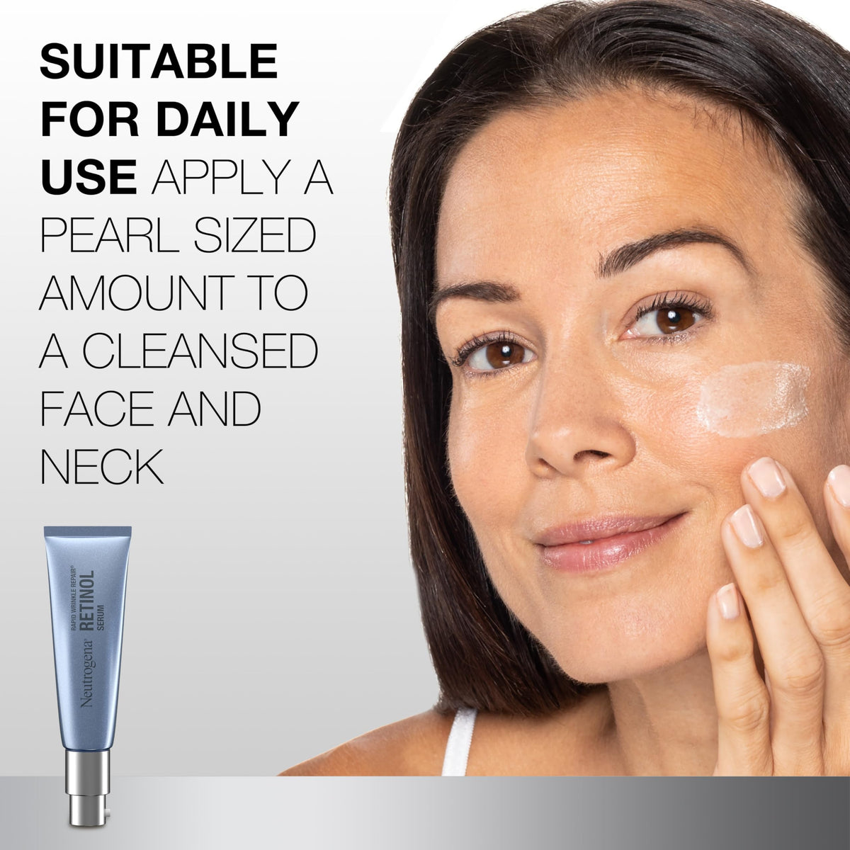 neutrogena ingredients display with retinol and hyaluronic emphasis