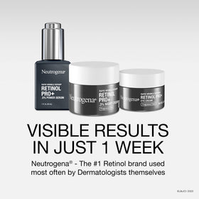 Neutrogena ingredient label focus on stabilized retinol, highlights active technology