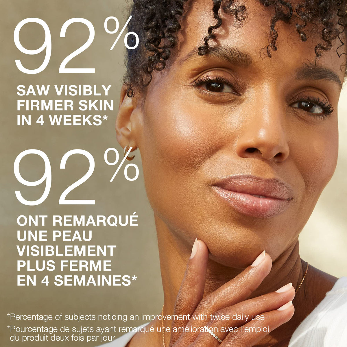 Neutrogena ingredient visual with collagen element illustrating firming support