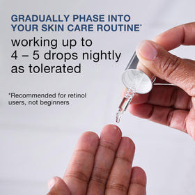Neutrogena ingredient focus on pure retinol and emollients highlighting nourishment