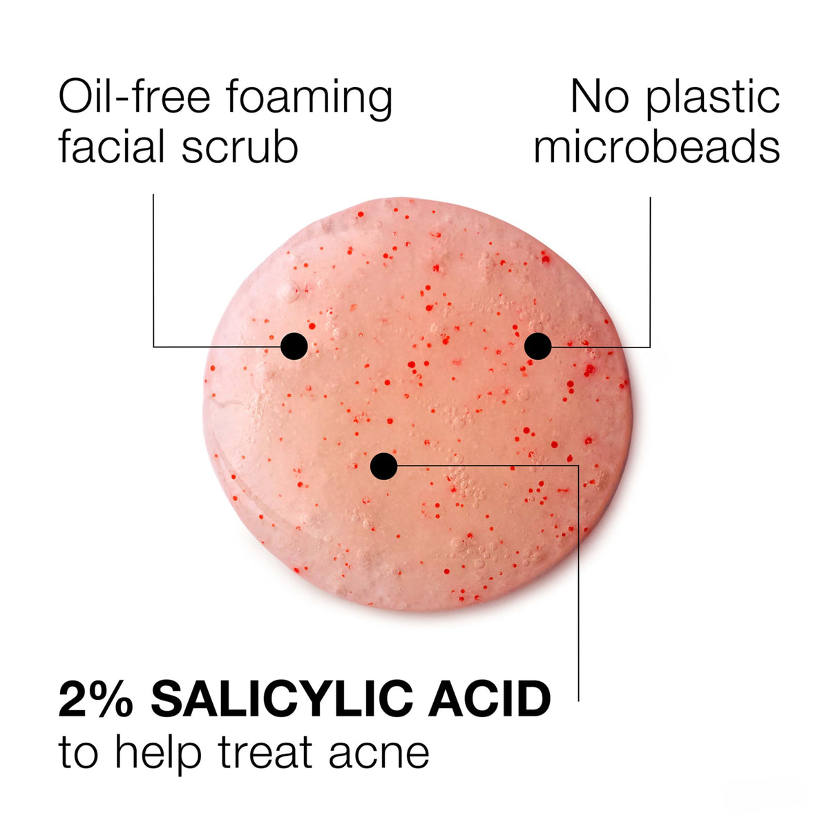 Neutrogena ingredients label image highlighting usage directions benefit