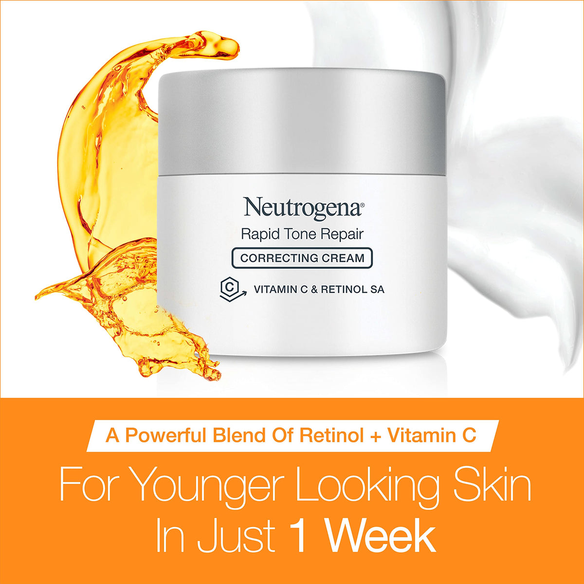 Neutrogena jar top open showing cream texture and rich hydration benefit