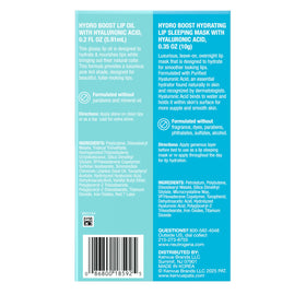 Neutrogena kit contents on vanity conveying everyday lip-care routine