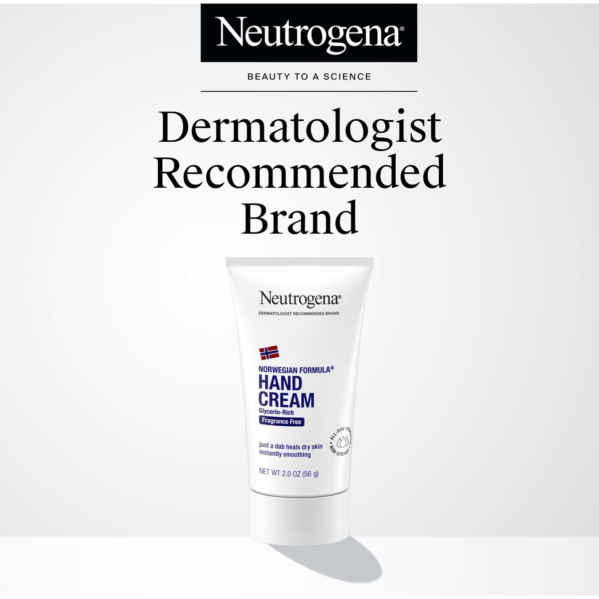 Neutrogena ingredient label close-up showing glycerin-focused formulation benefit