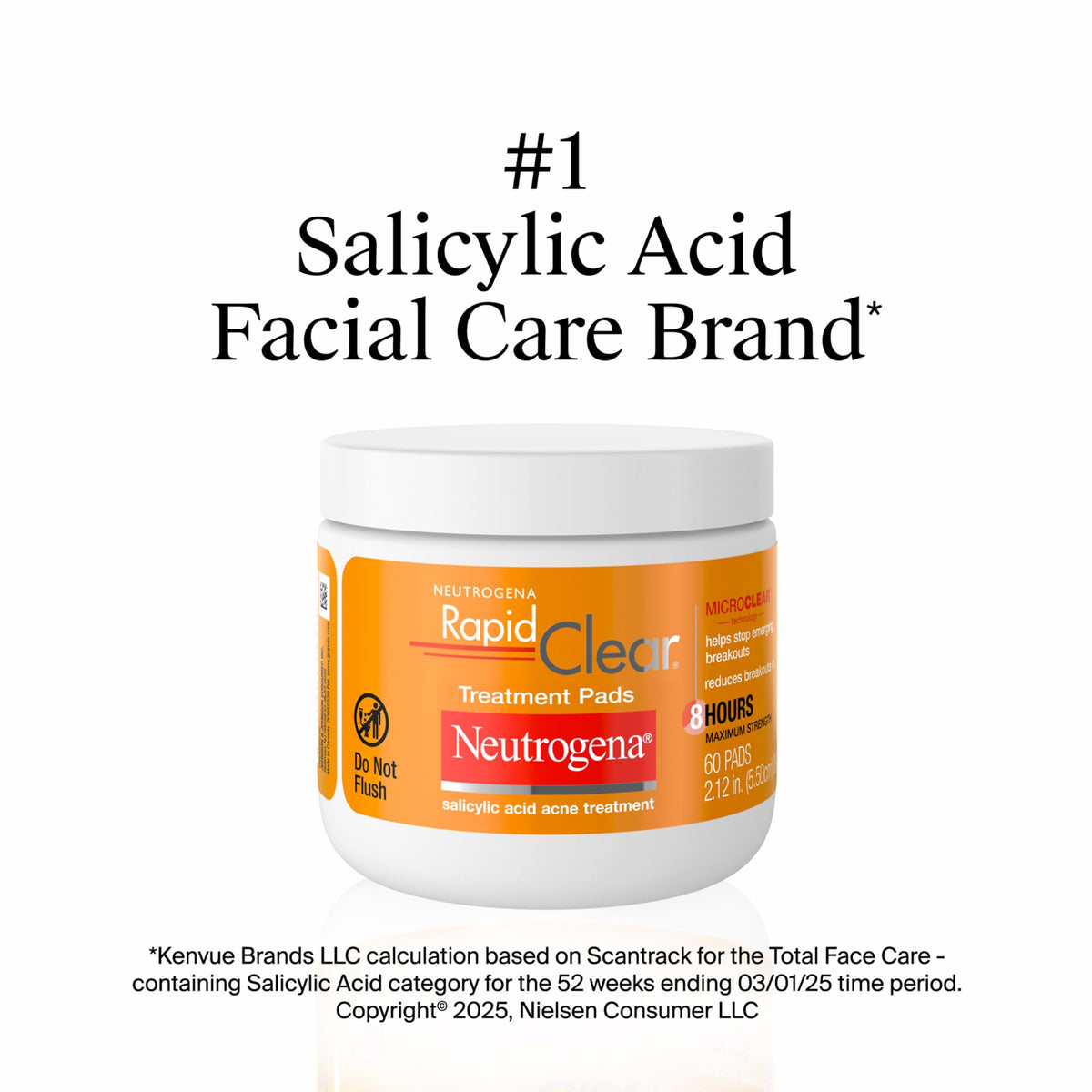 neutrogena product label highlighting 2% salicylic acid strength