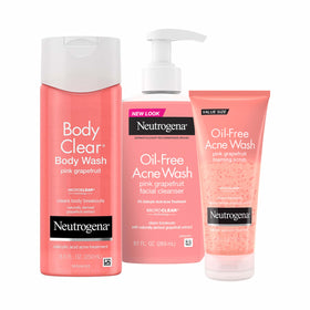 Neutrogena in bathroom lifestyle scene supporting daily skincare routine