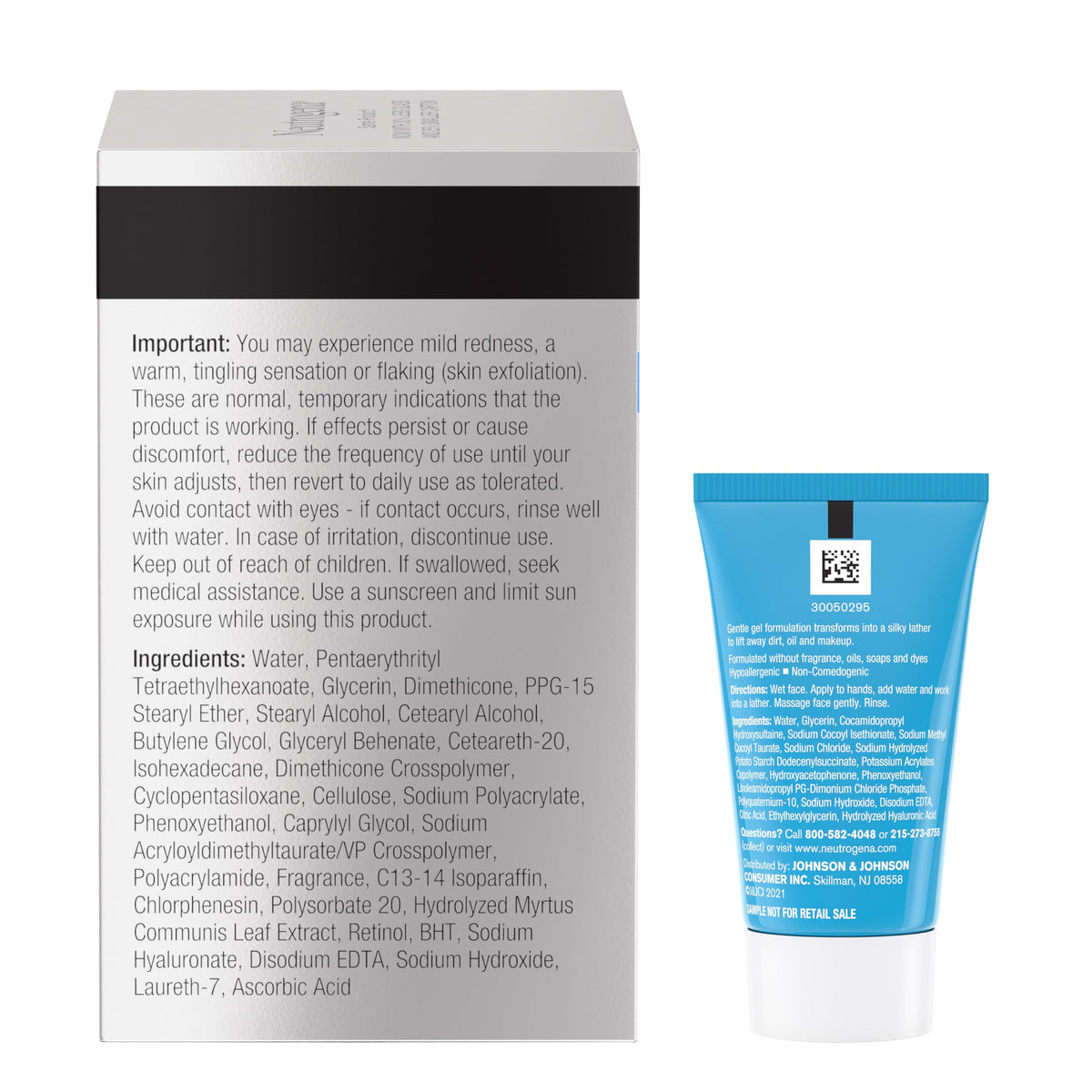 Neutrogena products on bathroom vanity in lifestyle setting, benefits daily routine integration
