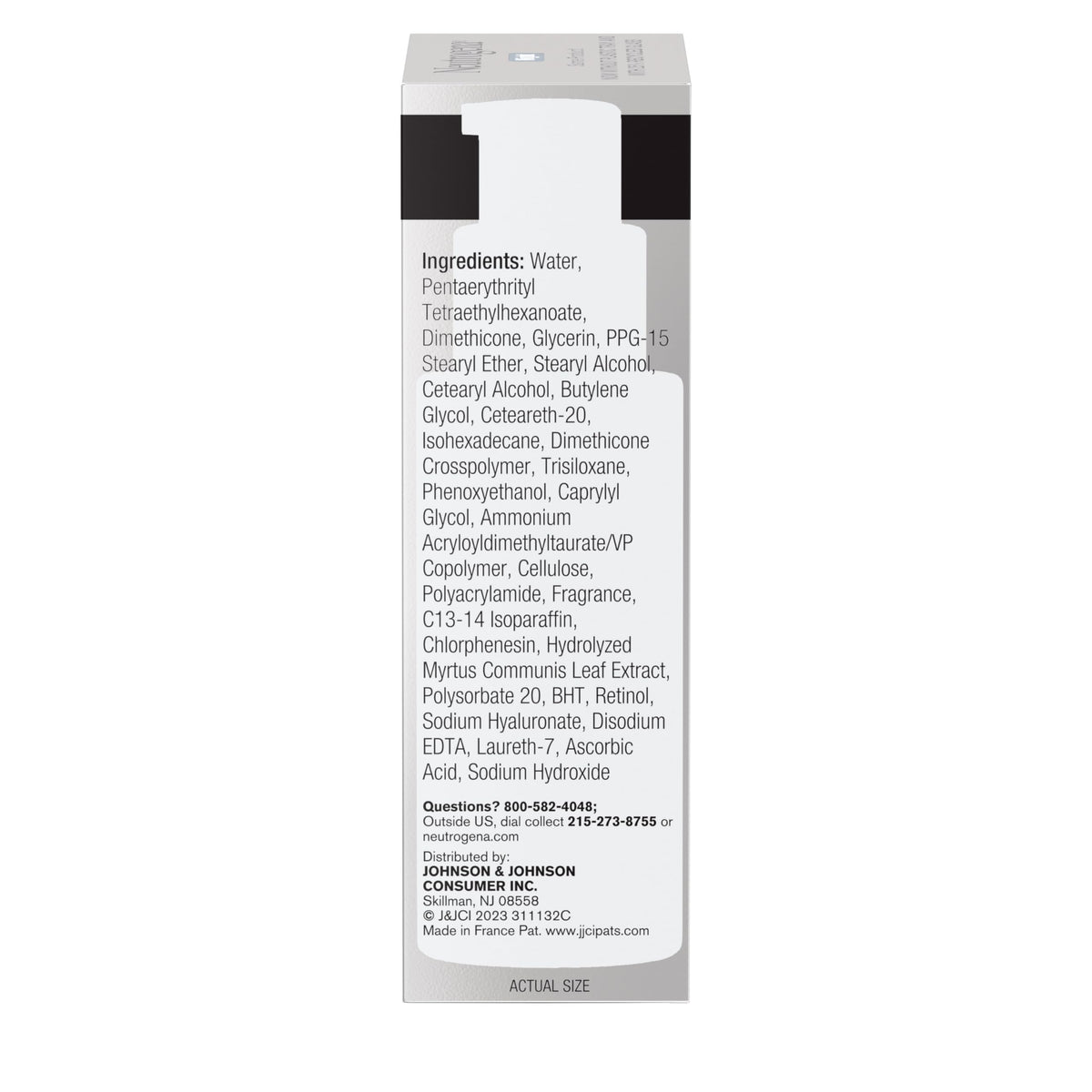 Neutrogena on nightstand in skincare routine scene showing effortless nightly care