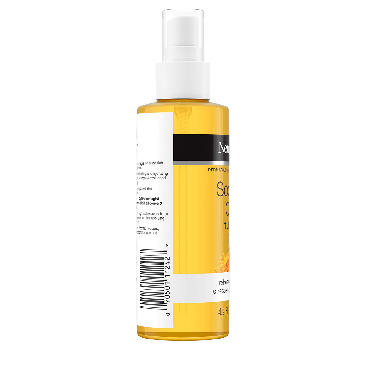 Neutrogena lifestyle scene of mist used outdoors for instant soothing hydration