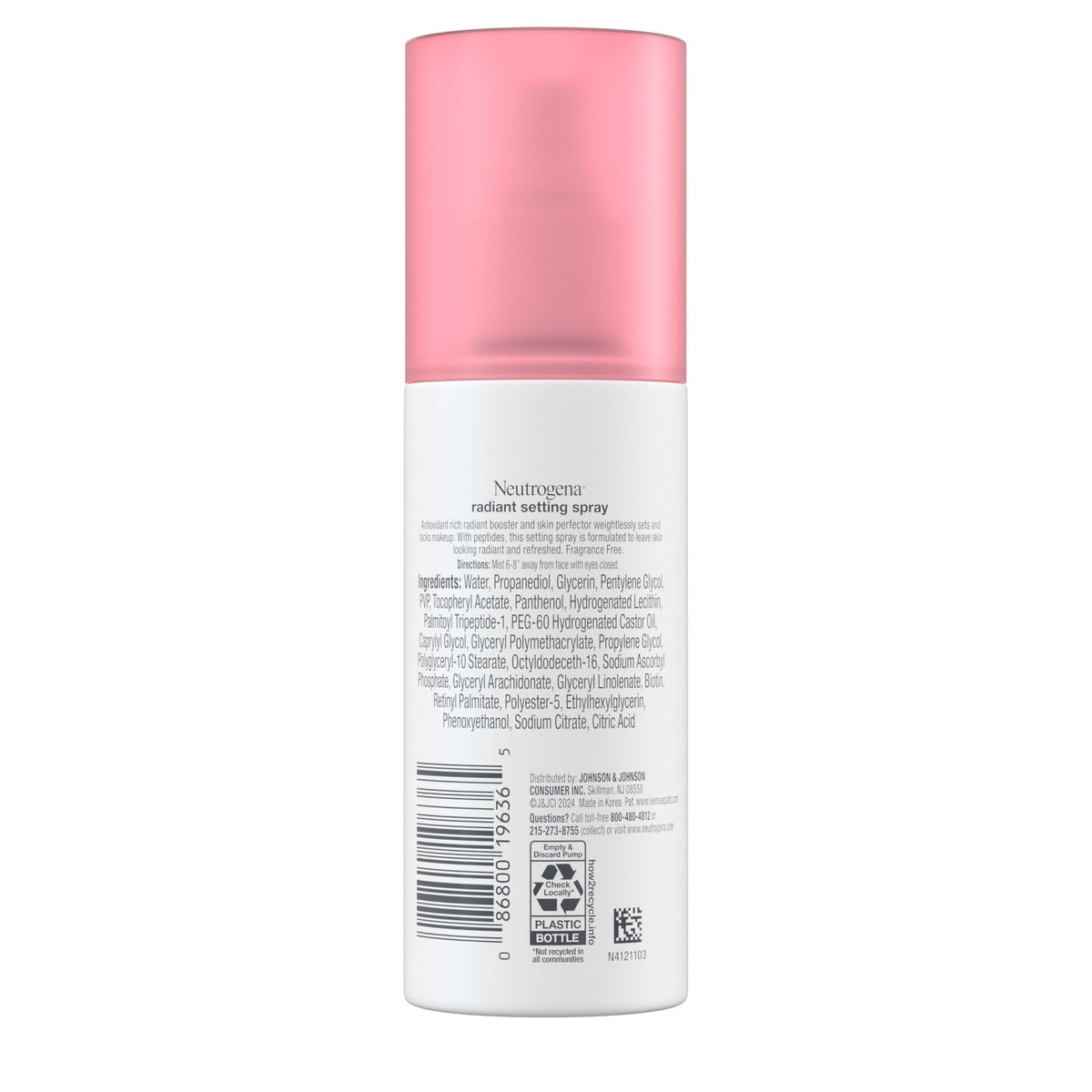 Neutrogena lifestyle image woman outdoors with glowing skin after misting
