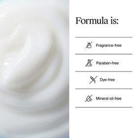 Neutrogena moisturizer in hand for scale demonstrating lightweight, non-greasy feel