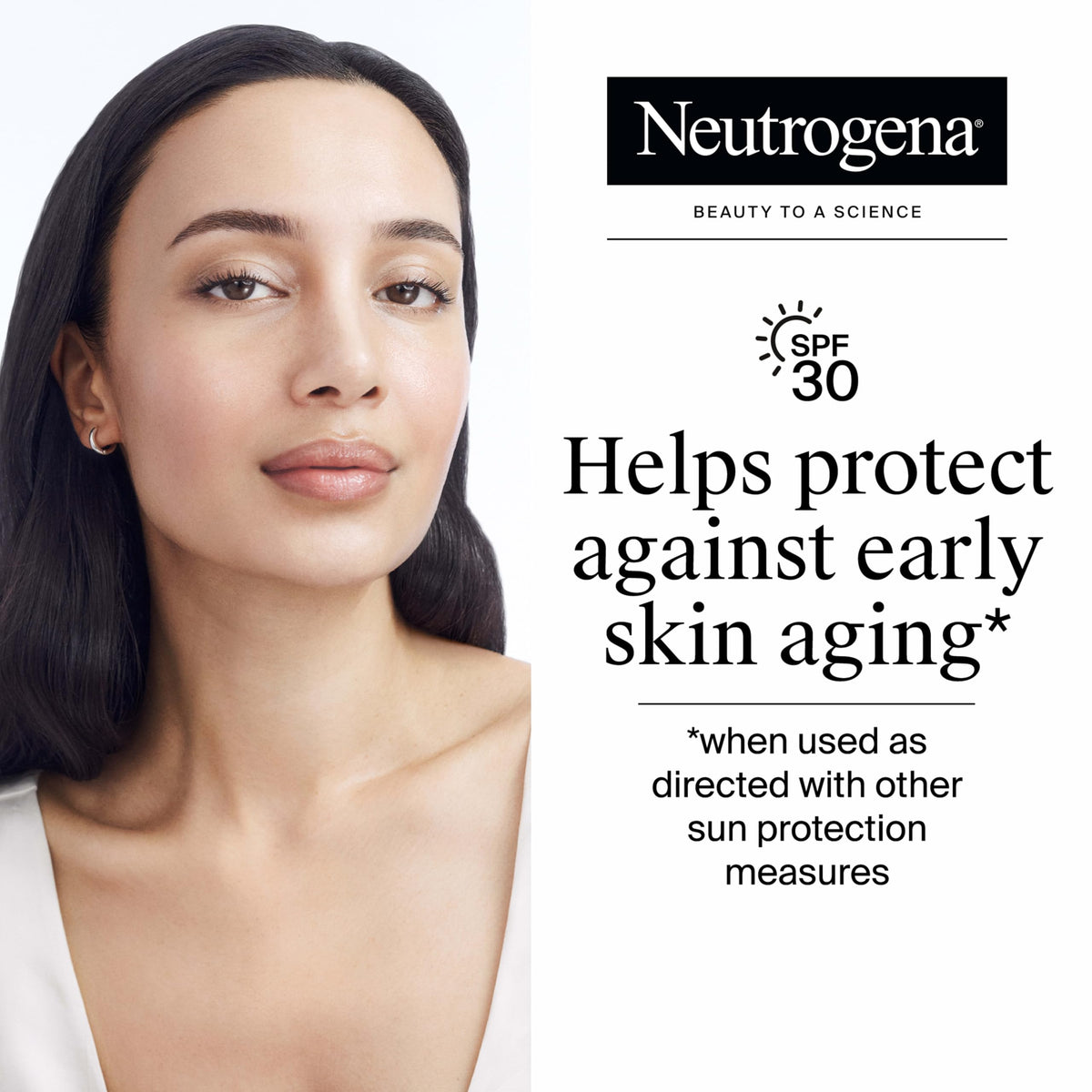 Neutrogena close-up of cream texture highlighting lightweight hydration benefit