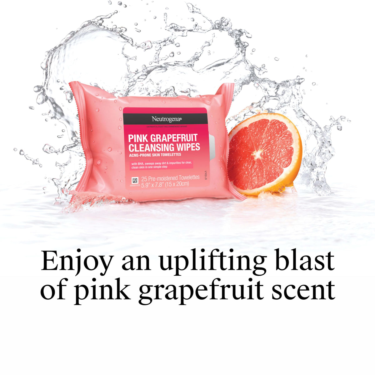 Neutrogena resealable closure detail maintaining moisture and product longevity