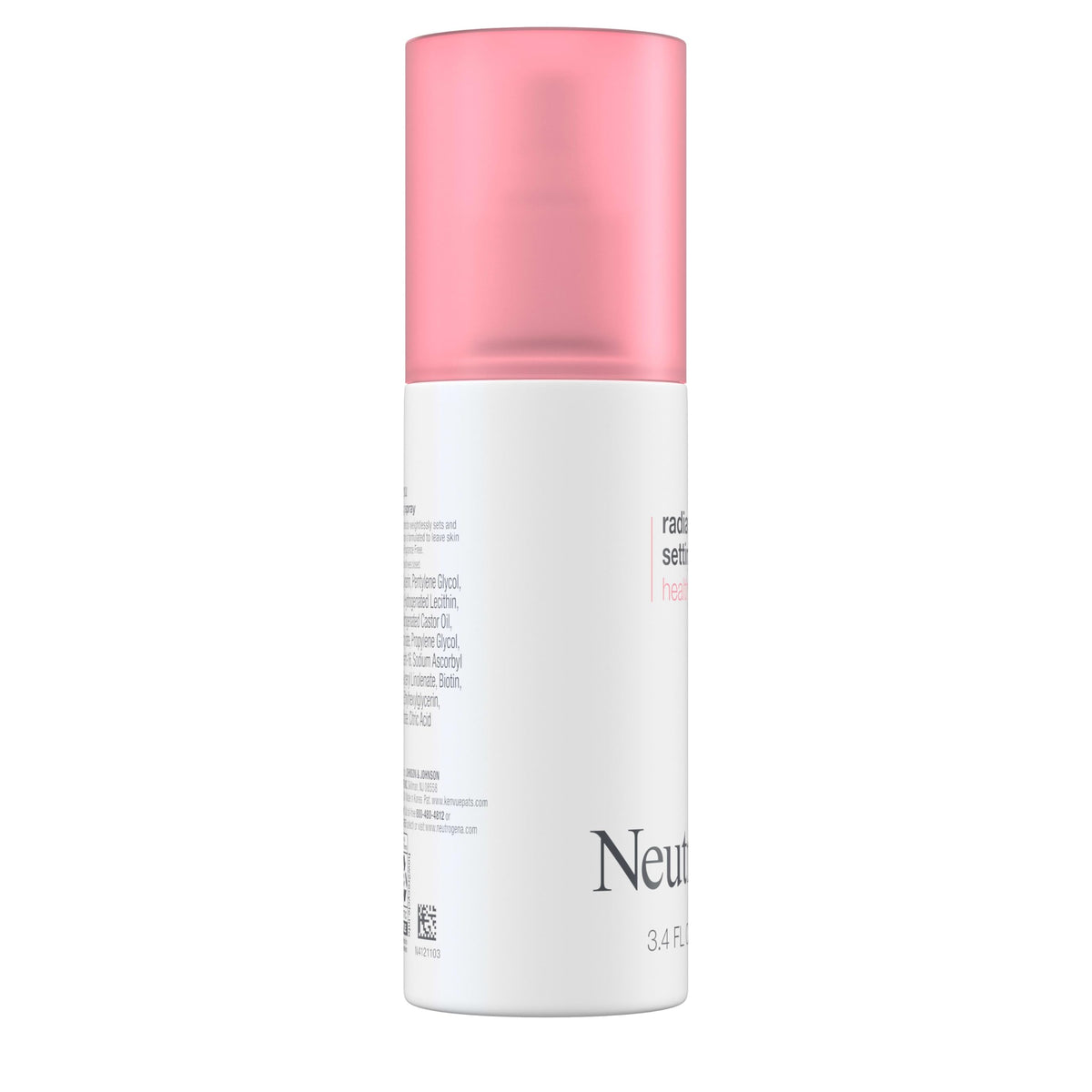 Neutrogena bottle placed on bathroom shelf suggesting daily skincare routine ease