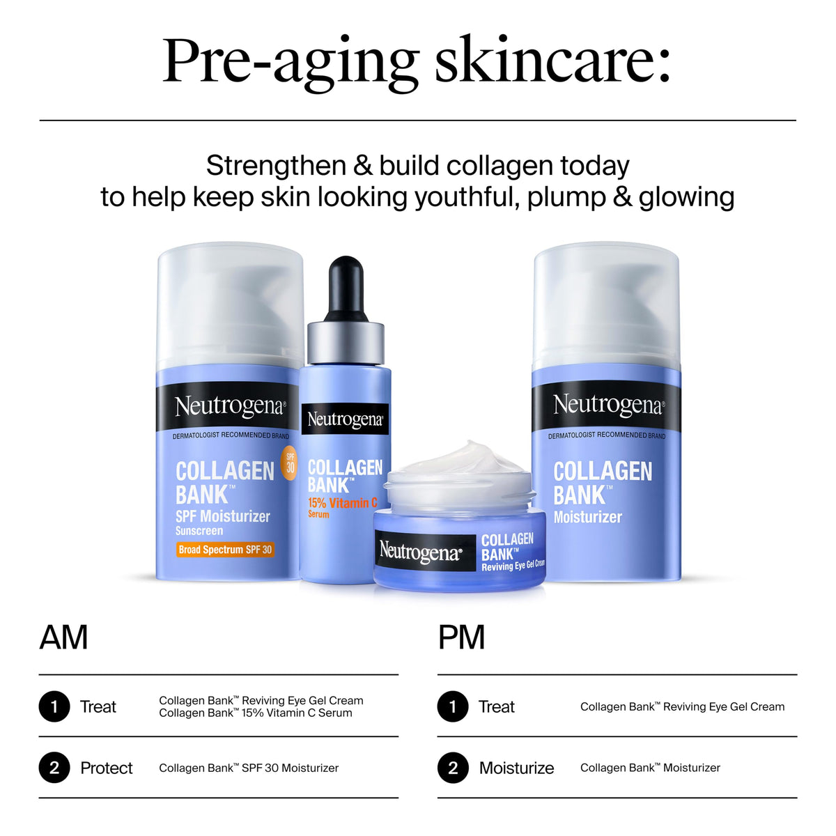 Neutrogena tube on bedside showing easy morning and night routine benefit