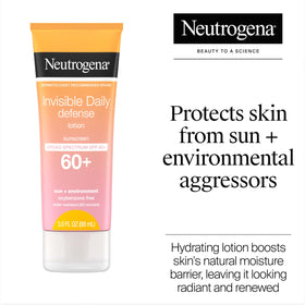 Neutrogena pump and cap detail for easy application