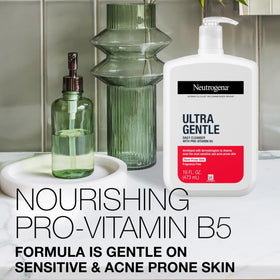 Neutrogena pump dispense close-up demonstrating easy controlled product use