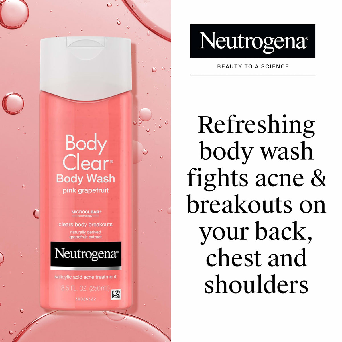 Neutrogena pump dispenser cap detail for easy controlled application