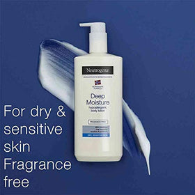 Neutrogena pump close-up showing lotion texture and quick absorption