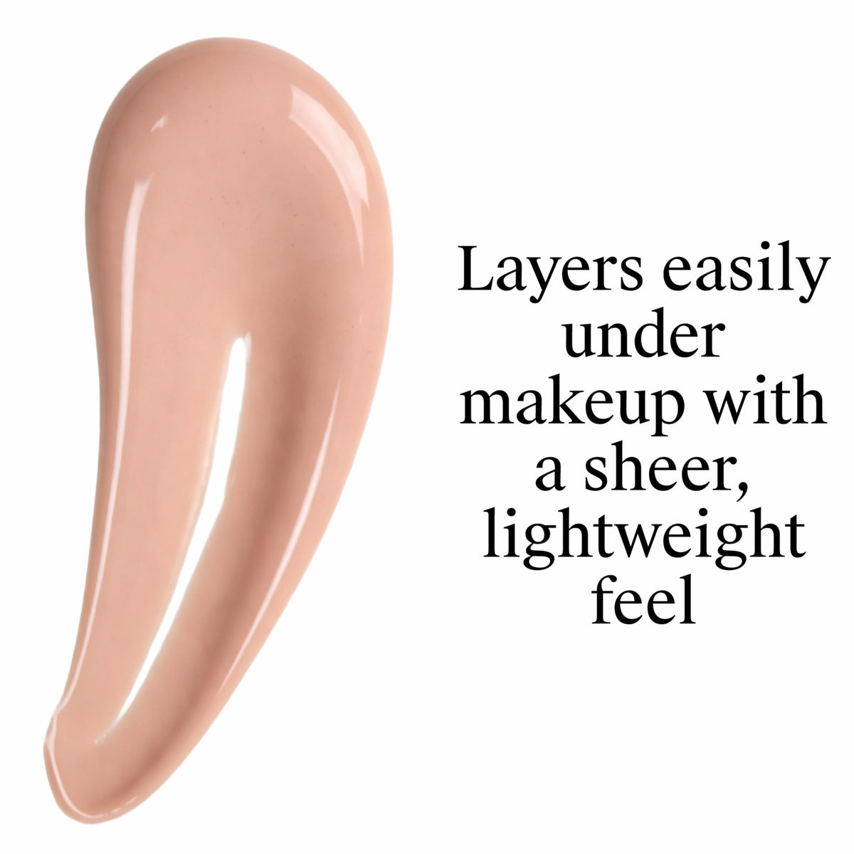 Neutrogena Purescreen+ swatched on hand demonstrating buildable coverage