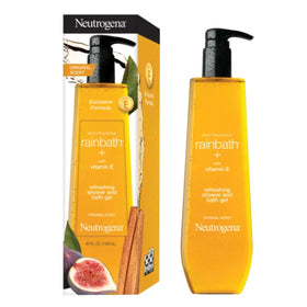 Neutrogena Rainbath gel texture close-up illustrating creamy lather