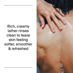 Neutrogena Rainbath creamy gel texture close-up highlighting smooth lathering benefit