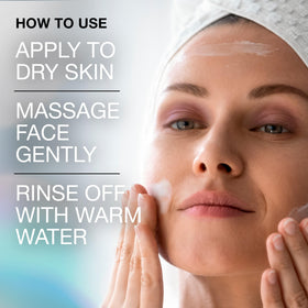 Neutrogena removing waterproof mascara in use to show gentle, effective removal