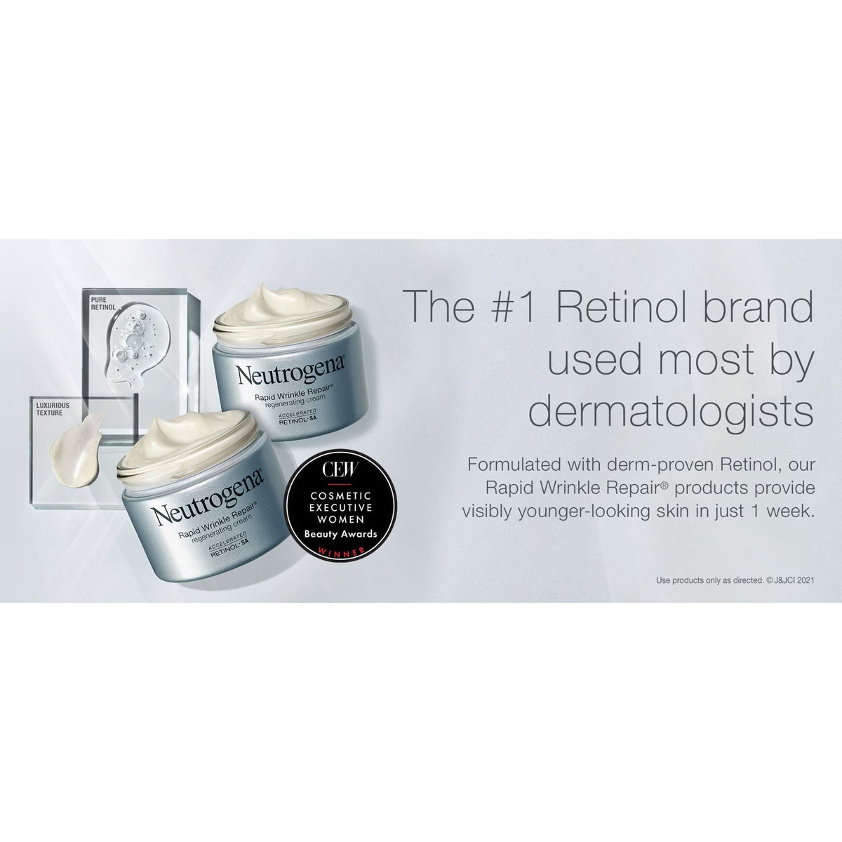 Neutrogena cream texture close-up highlighting rich hydration and smoothness
