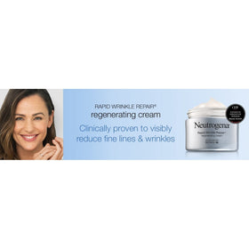 Neutrogena jar held in hand to show product scale and daily-use convenience