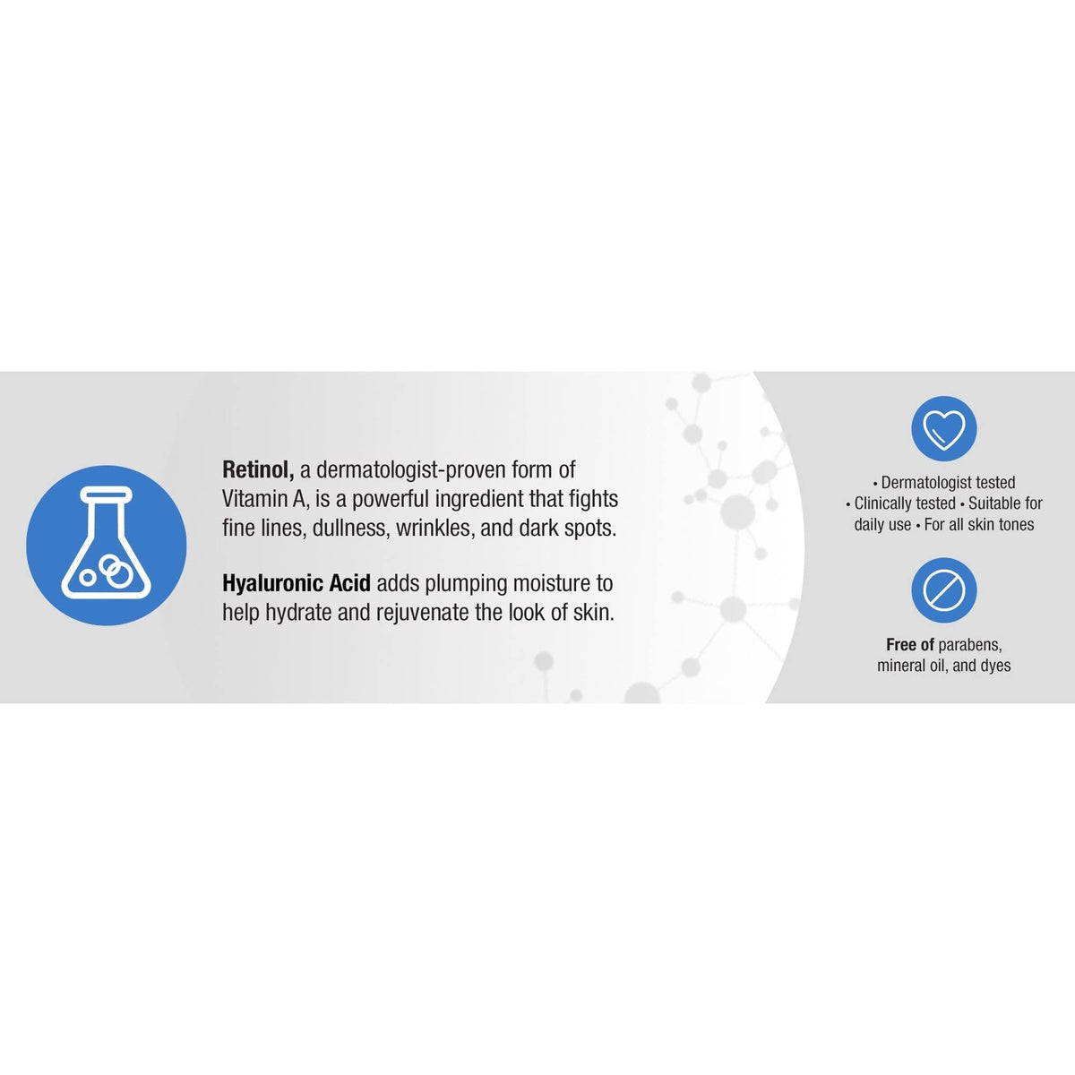Neutrogena moisturizer on bedside counter in night routine, supports nightly repair