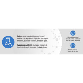 Neutrogena moisturizer on bedside counter in night routine, supports nightly repair