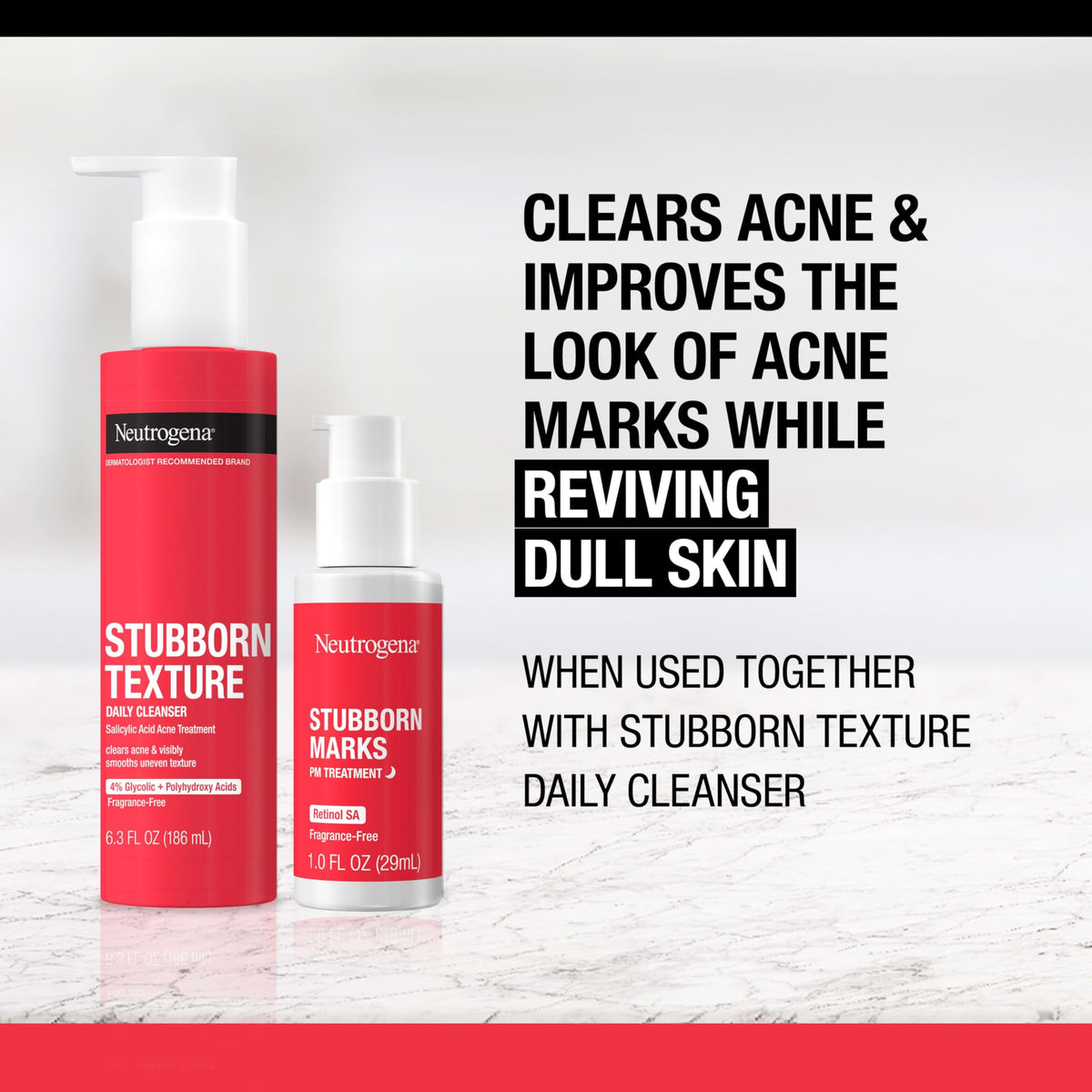 Neutrogena retinol SA size comparison beside a coin to show 1 fl oz scale