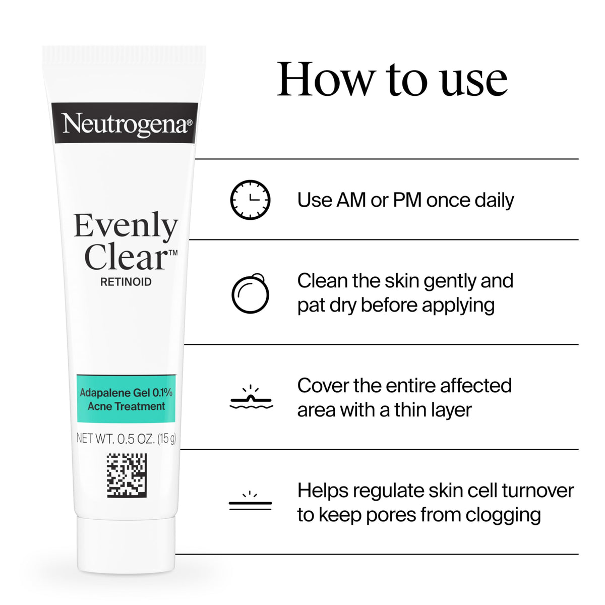Neutrogena 0.5 oz tube next to a coin for scale and portability benefit